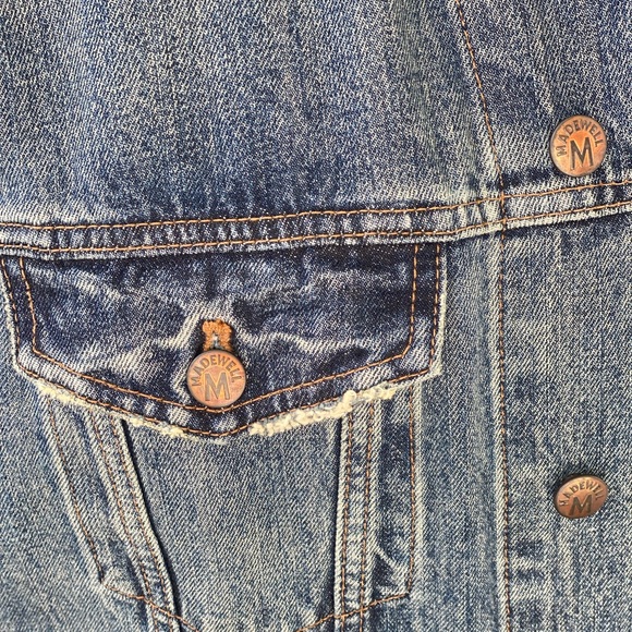 Classic American Style Denim Jean Chore Jacket Unisex - Picture 4 of 8